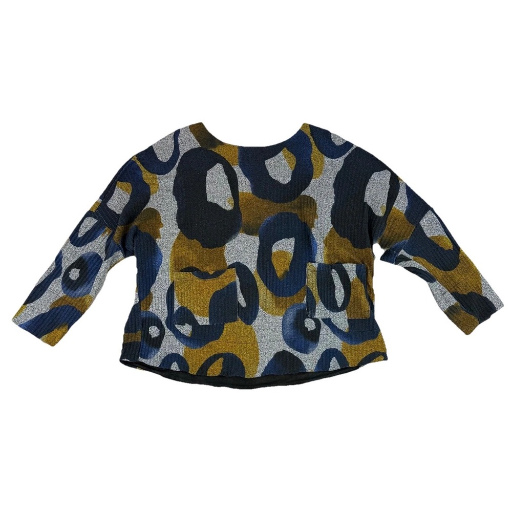 Kozan‎ Top Women's Small Art To Wear Ribbed Pockets
